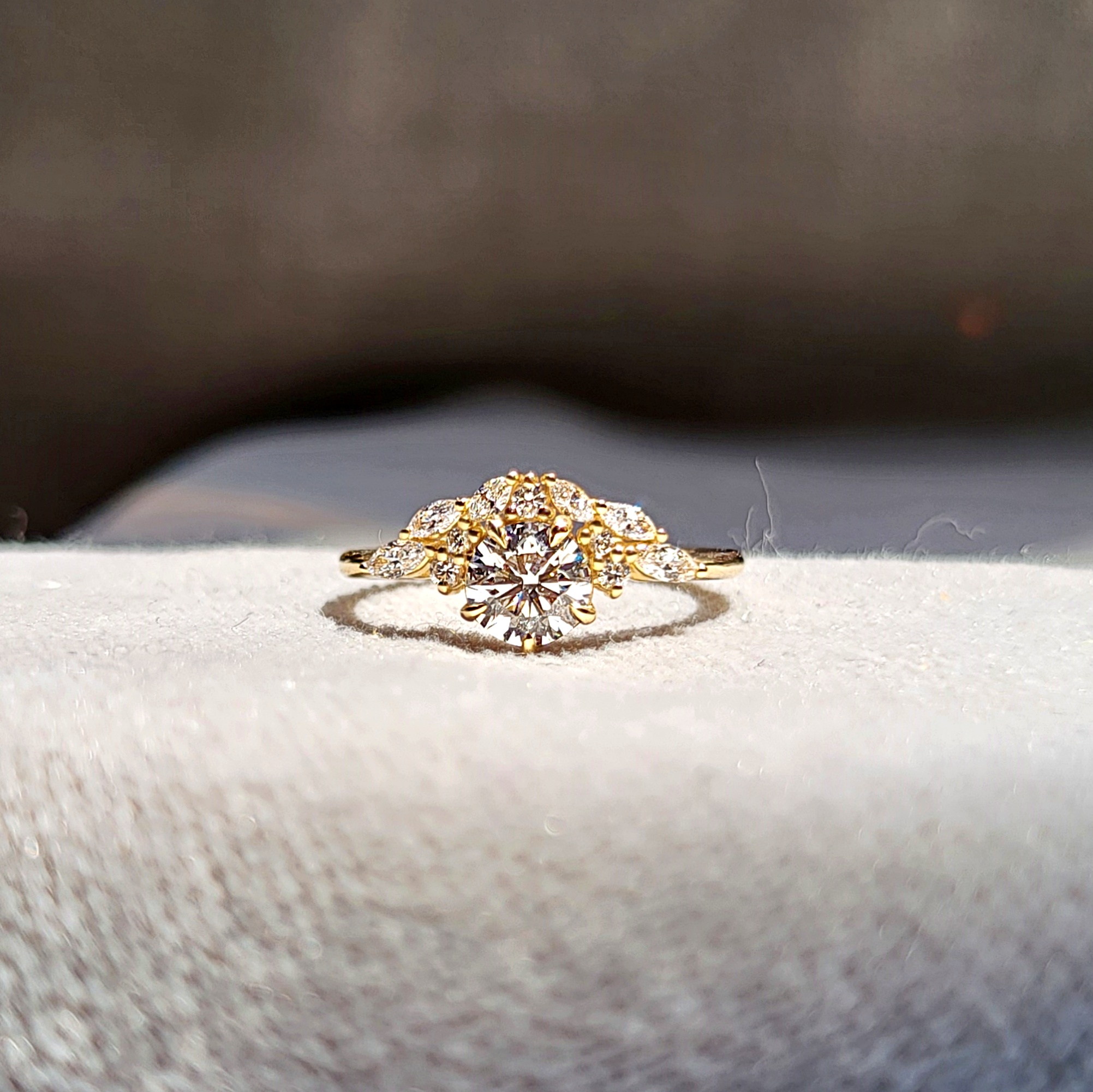 Vintage Tasarım Tektaş Yüzük