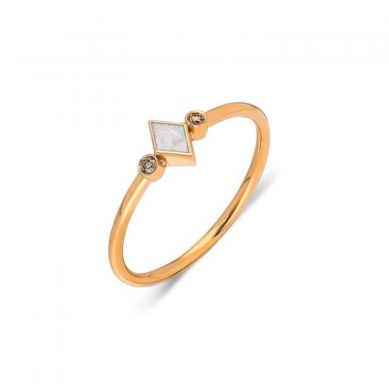 Pırlantalı Mineli Yüzük, Trend Yüzük Modelleri, Minimalist Mücevherler