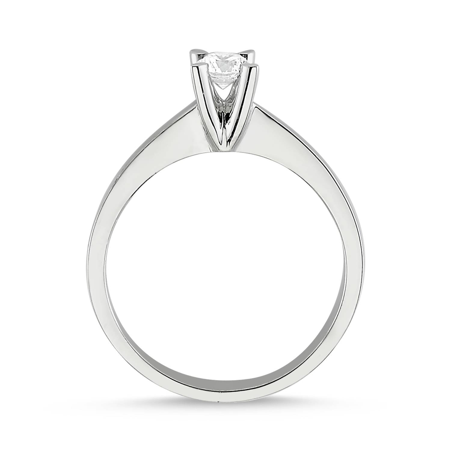 0,19 ct E Renk Tektaş Pırlanta Yüzük